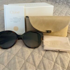 Chloé Tortoise Shell Sunglasses